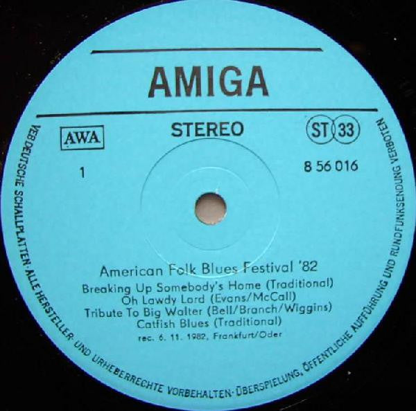 Various : American Folk Blues Festival '82 (LP)