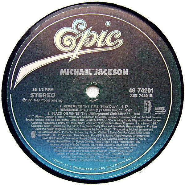 Michael Jackson : Remember The Time (12")