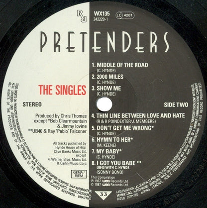 Pretenders* : The Singles (LP, Comp)