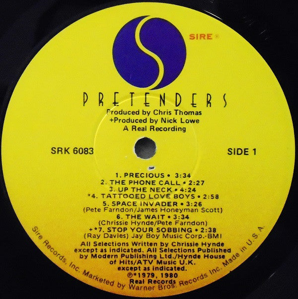 The Pretenders : Pretenders (LP, Album, Win)