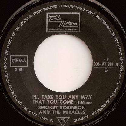 Smokey Robinson & The Miracles* : The Tears Of A Clown (7", Single, Mono)