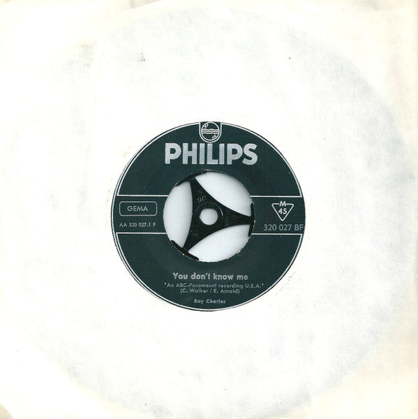 Ray Charles : You Don't Know Me / Careless Love (7", Single)