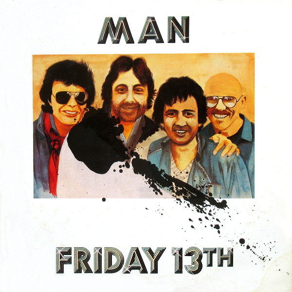 Man : Friday 13th (LP, Album, RE, Whi)