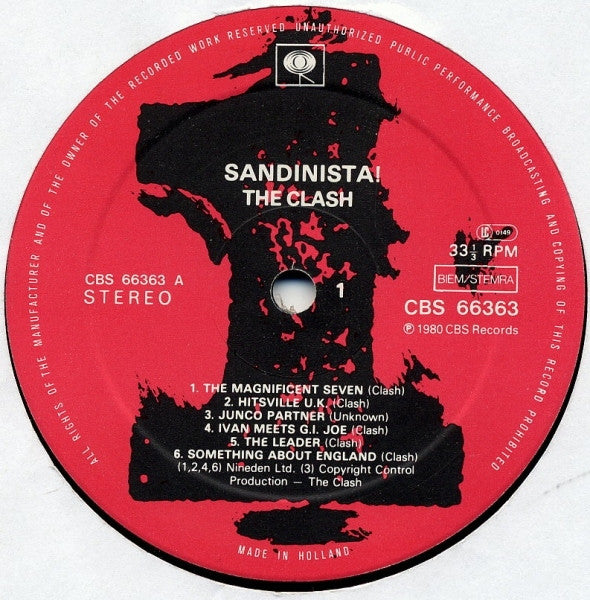 The Clash : Sandinista! (3xLP, Album)