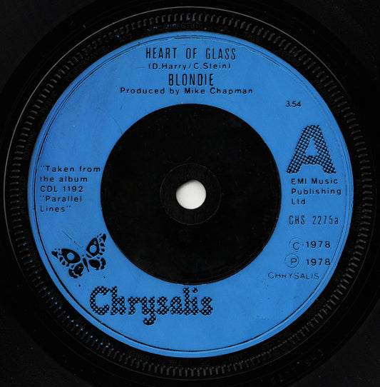 Blondie : Heart Of Glass (7", Single, Inj)