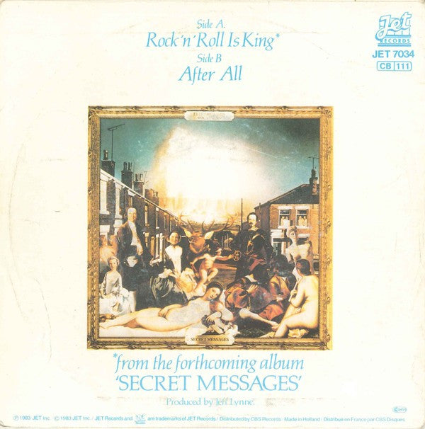 Electric Light Orchestra : Rock 'n' Roll Is King (7", Single)