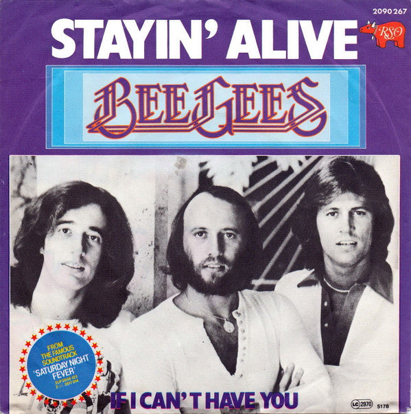 Bee Gees : Stayin' Alive (7", Single)