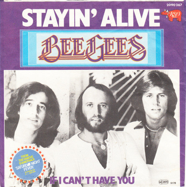 Bee Gees : Stayin' Alive (7", Single)