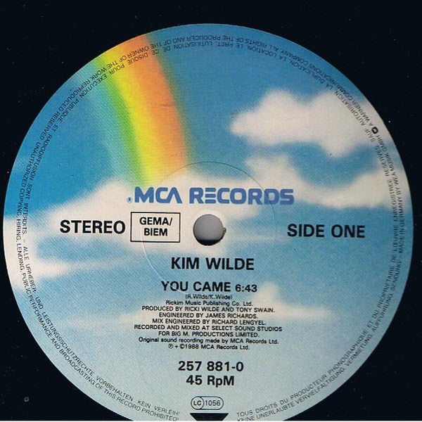 Kim Wilde : You Came (12", Maxi)