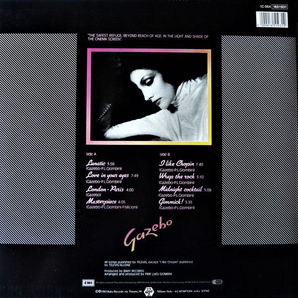 Gazebo : I Like Chopin (LP, Album)