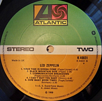 Led Zeppelin : Led Zeppelin (LP, Album, RE)