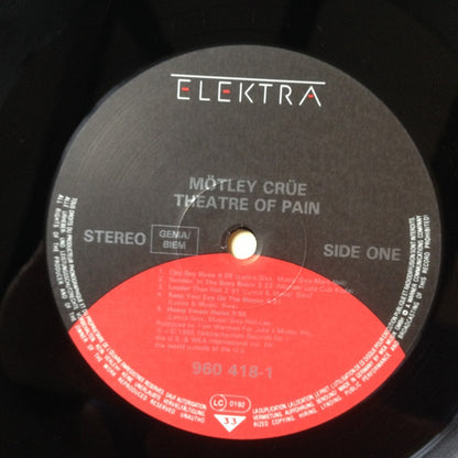 Mötley Crüe : Theatre Of Pain (LP, Album)