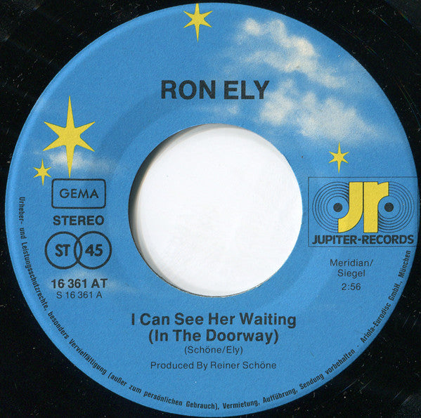 Ron Ely : I Can See Her Waiting (In The Doorway) (7", Single)