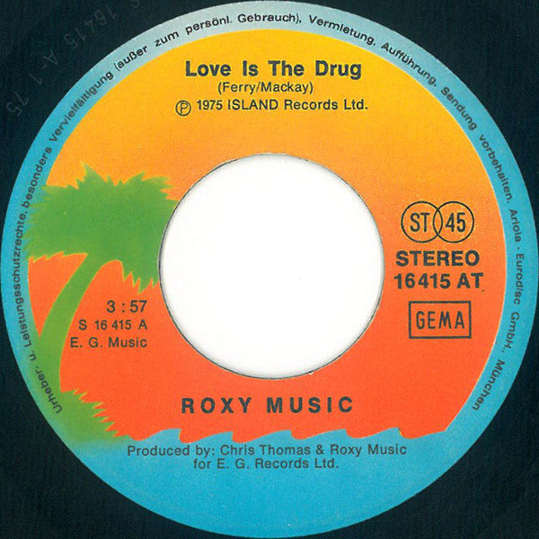 Roxy Music : Love Is The Drug (7", Single)