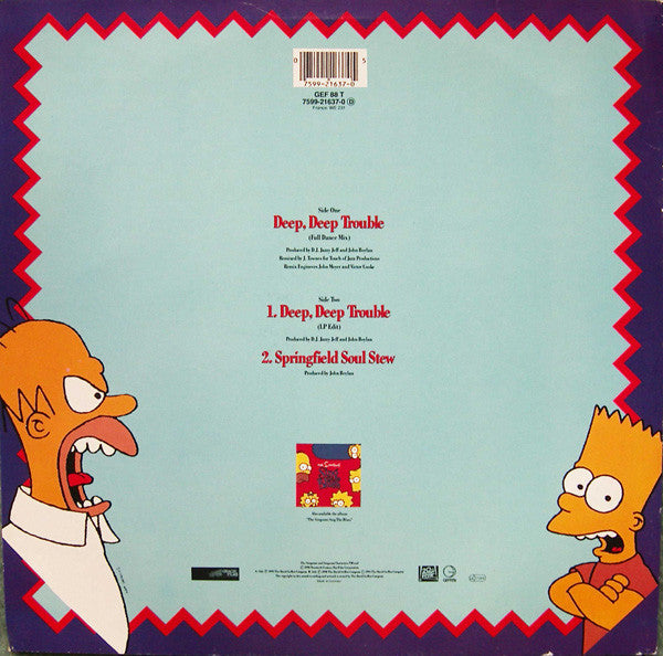 The Simpsons Featuring Bart* & Homer* : Deep, Deep Trouble (12")