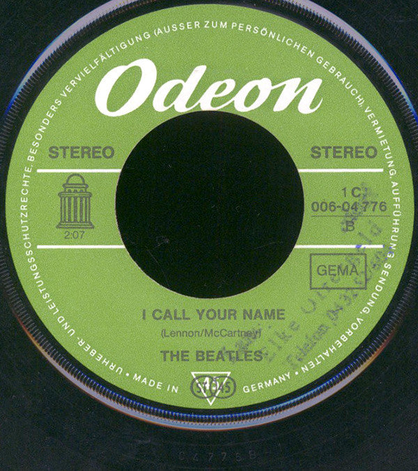 The Beatles : Long Tall Sally / I Call Your Name (7", Single, RE)