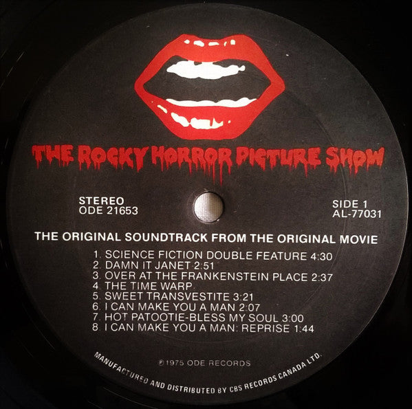 "The Rocky Horror Picture Show" Original Cast : The Rocky Horror Picture Show - Original Sound Track (LP, RE)