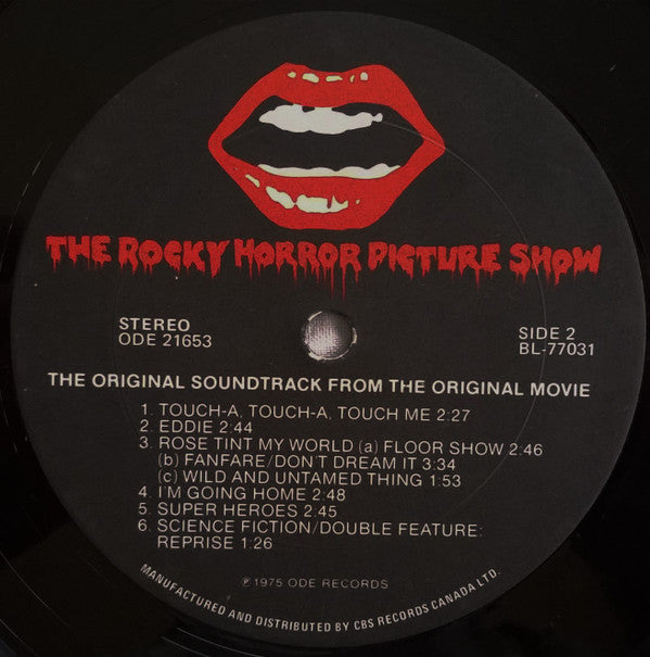 "The Rocky Horror Picture Show" Original Cast : The Rocky Horror Picture Show - Original Sound Track (LP, RE)