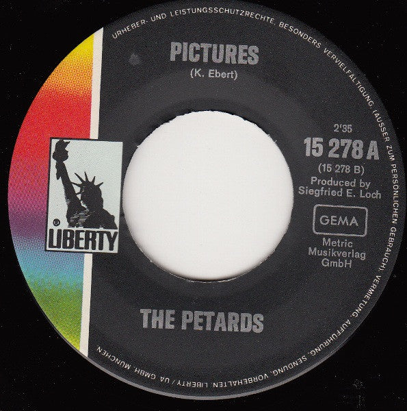 The Petards : My World / Pictures (7", Single, Mono)