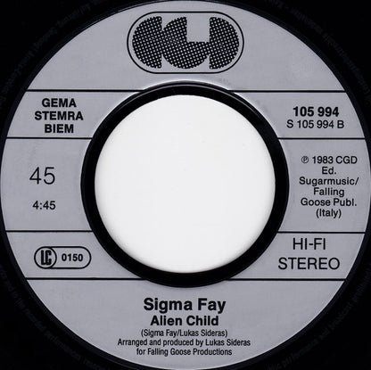 Sigma Fay : You're The Drug In My Life (7", Single)