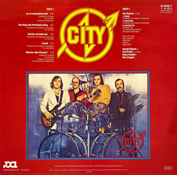 City (3) : City (LP, Album, Club, RE)