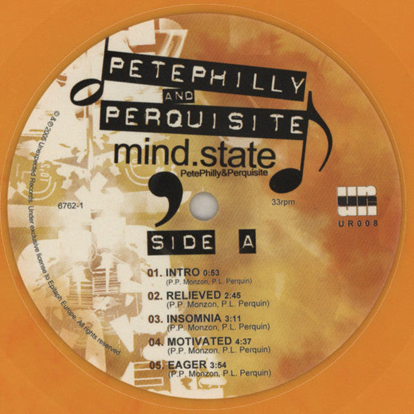 Pete Philly & Perquisite : Mindstate (2xLP, Album, Ltd, RE, Ora)