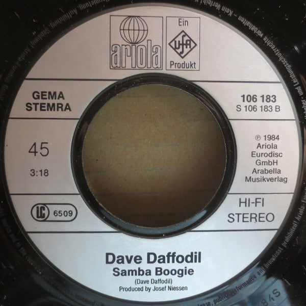 Dave Daffodil : Headlines / Samba Boogie (7", Single, Promo)