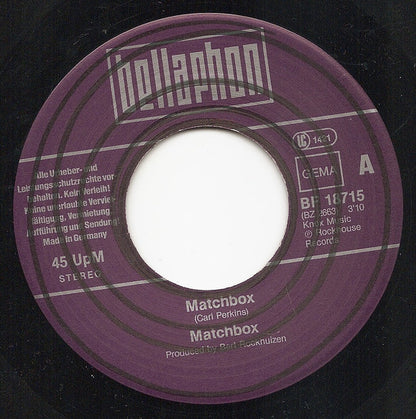 Matchbox (3) : Matchbox / Make Like A Rock And Roll (7", Single)