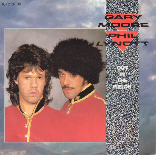 Gary Moore And Phil Lynott : Out In The Fields (7", Single)