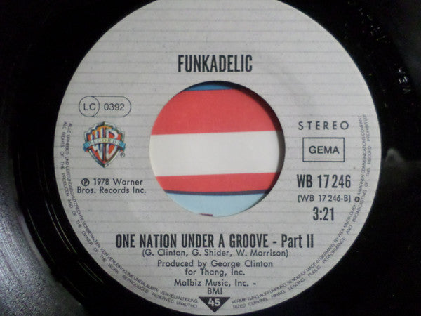 Funkadelic : One Nation Under A Groove (7", Single)