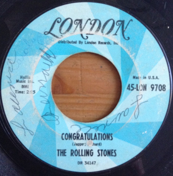 The Rolling Stones : Time Is On My Side (7", Single, Mono)