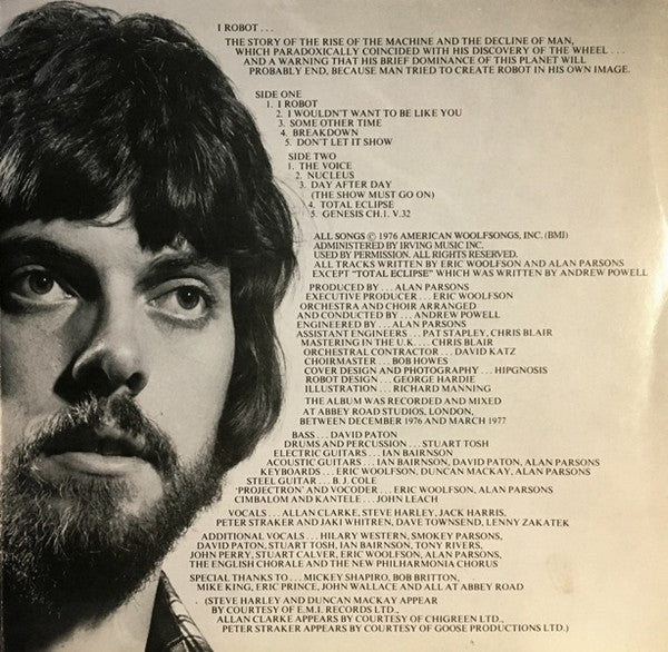 The Alan Parsons Project : I Robot (LP, Album, Gat)