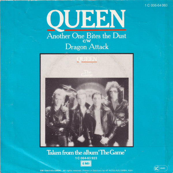 Queen : Another One Bites The Dust (7", Single, EMI)