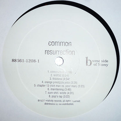 Common : Resurrection (LP, Album, RE)