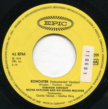 Gershon Kingsley : Kohoutek (7", Single)