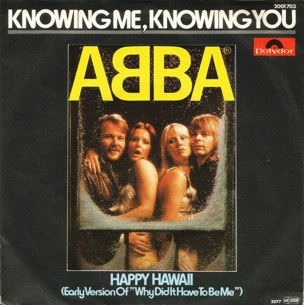 ABBA : Knowing Me, Knowing You (7", Single, Inj)