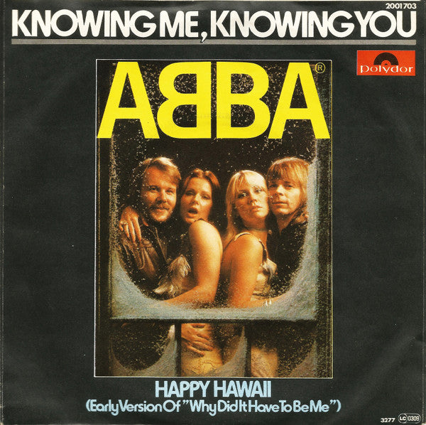 ABBA : Knowing Me, Knowing You (7", Single, Inj)