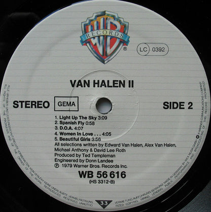 Van Halen : Van Halen II (LP, Album)