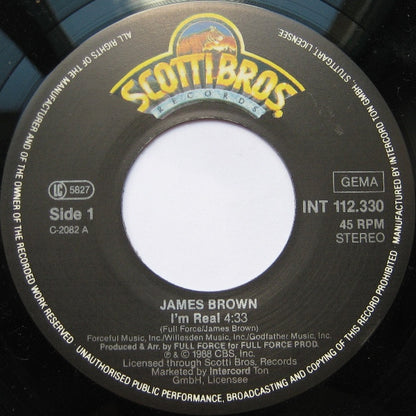 James Brown : I'm Real (7", Single)