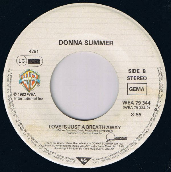 Donna Summer : State Of Independence (7", Single)