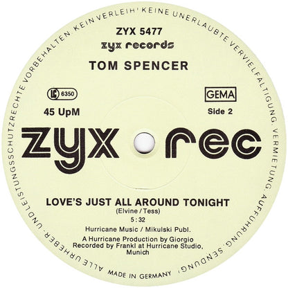 Tom Spencer (3) : Kung Fu Fighting (12")