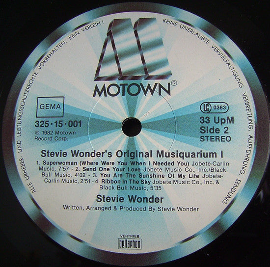 Stevie Wonder : Stevie Wonder's Original Musiquarium 1 (2xLP, Comp, Emb)