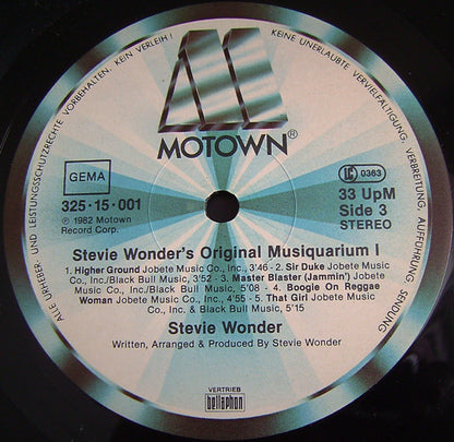 Stevie Wonder : Stevie Wonder's Original Musiquarium 1 (2xLP, Comp, Emb)