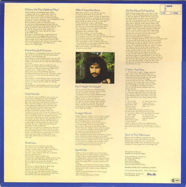 Cat Stevens : Tea For The Tillerman (LP, Album, RE, Gat)