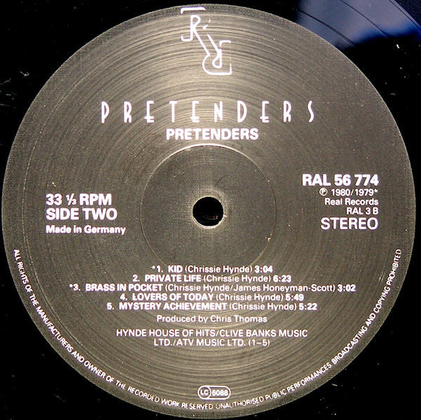 Pretenders* : Pretenders (LP, Album, RE)