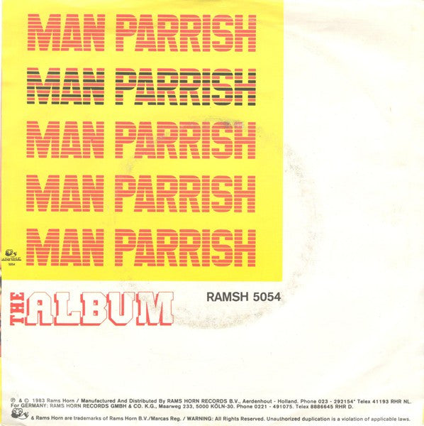 Man Parrish : Heatstroke (7", Single)