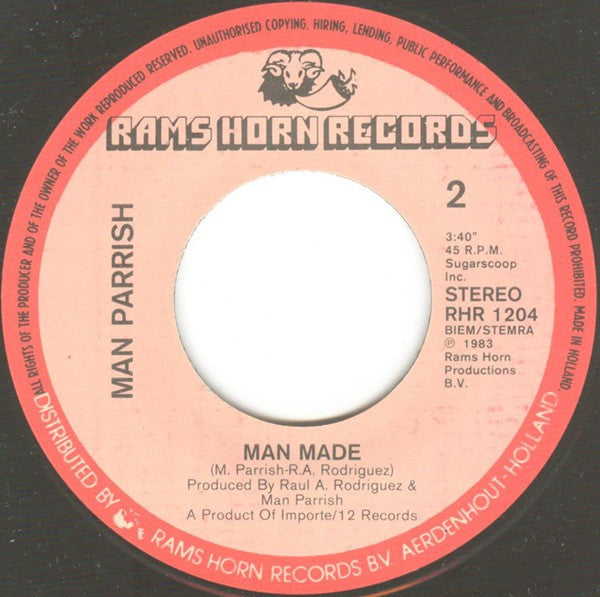 Man Parrish : Heatstroke (7", Single)