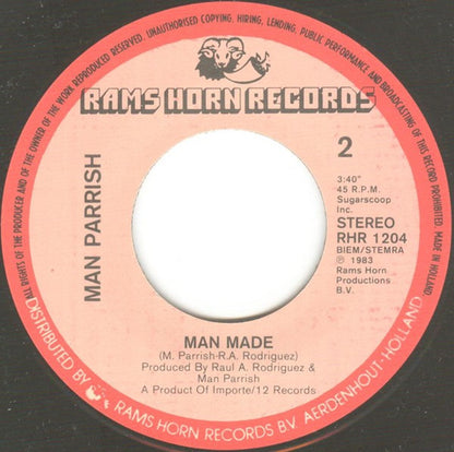 Man Parrish : Heatstroke (7", Single)