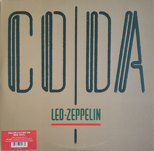 Led Zeppelin : Coda (LP, Album, RE + 2xLP + Dlx, RM)