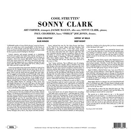 Sonny Clark : Cool Struttin' (LP, Album, RE, 180)